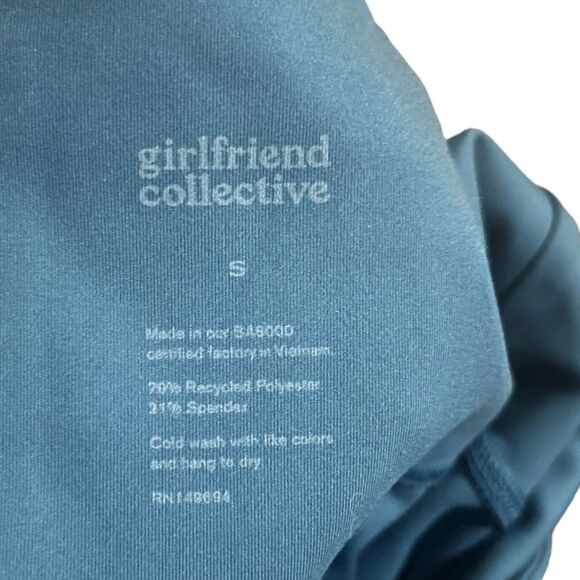 Girlfriend Collective High Waist Olympia Leggings Women’s Size Small Blue - Picture 13 of 13